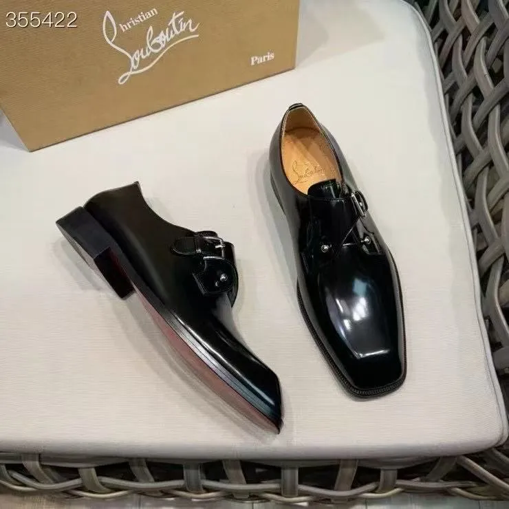 p920💰Men's shoes Christia*.Lobouti*🆑High-end men's business formal leather shoes | Classic red sole shoes | Original imported first-layer cowhide | Iconic rivet decoration | Water-dyed cowhide lining | Italian imported red cowhide outsole | High-end luxury | Perfect interpretation of fashion, sunshine, style, suitable for various occasions Size: 39-44 (customized at 38.45.46)
